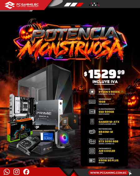 PC PROMO RYZEN 5 9600X + RTX 5050 8GB
