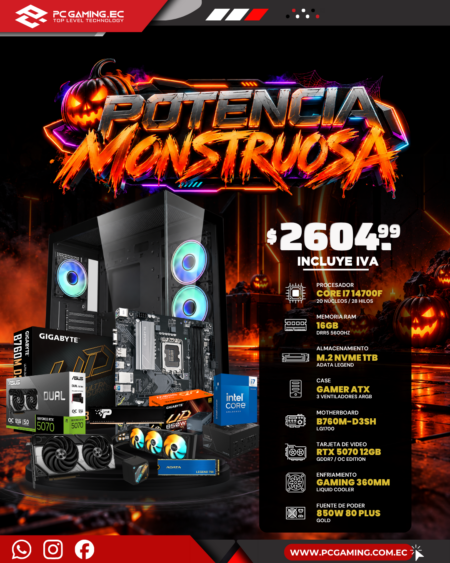 PC PROMO CORE I7 14700F + RTX 5070 12GB