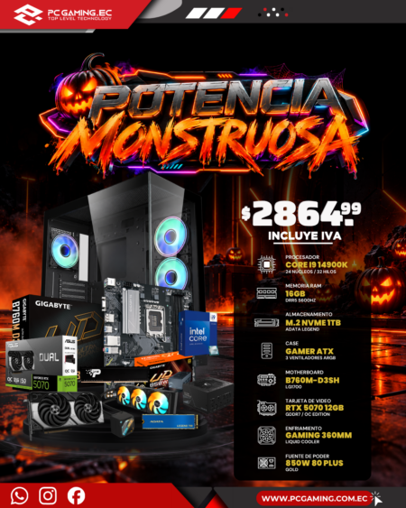 PC PROMO CORE I9 14900K + RTX 5070 12GB