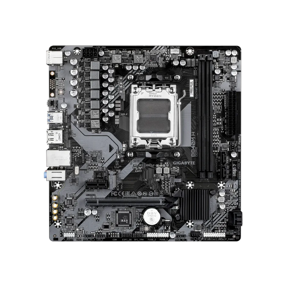 MAINBOARD GIGABYTE B840M-H AM5 X2DDR5 M-ATX - Image 2